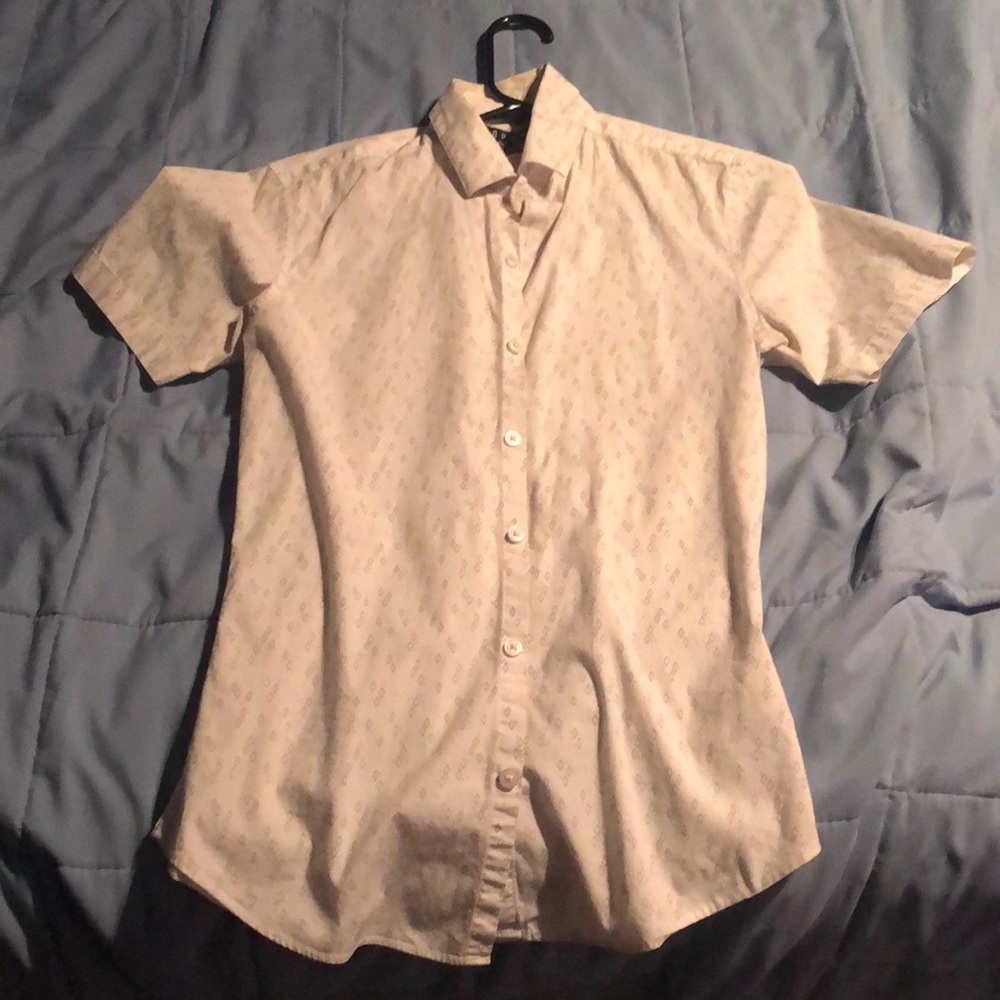 White Topman/Topshop Button Up Shirt